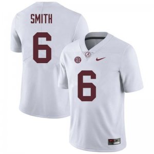 NCAA Men's Alabama Crimson Tide #6 Devonta Smith Stitched College Nike Authentic White Football Jersey WK17Y84HA